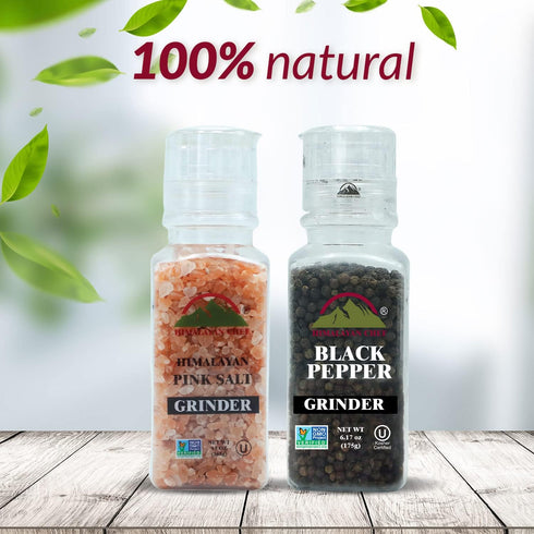 Salt and Pepper Square Grinder Set | HIMALAYAN CHEF